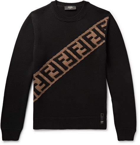 black Fendi sweater